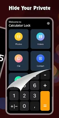 Calculator - Hide Photo, Video android App screenshot 5